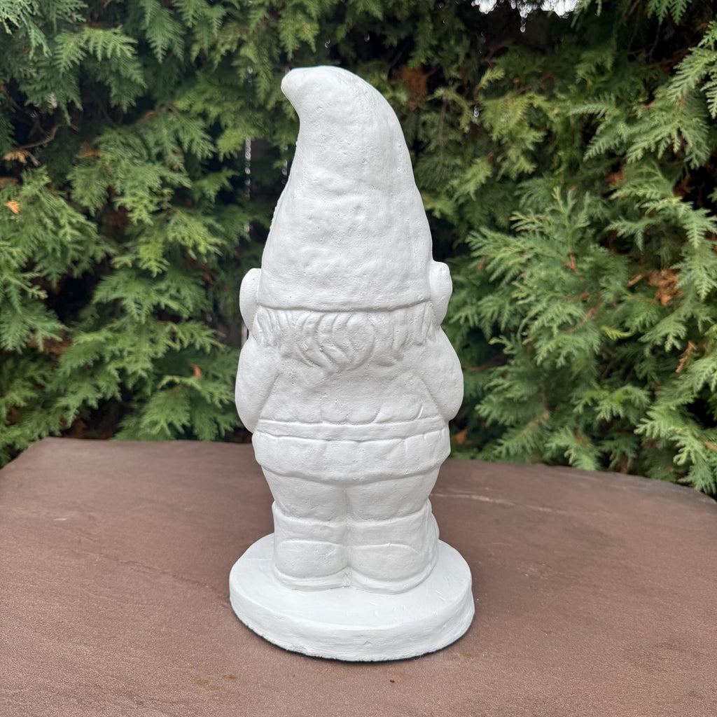 Concrete Gnome Statue For Garden 15" Cement Garden Gnome For Sale